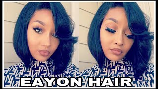 The Perfect Bob Wig| 13X6 Pre-Plucked & Pre-Styled Bob Wig Ft. Eayon Hair