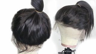 Can'T Sew? Diy 360 Lace Frontal: Brazilian Silky Straight | Omgqueen
