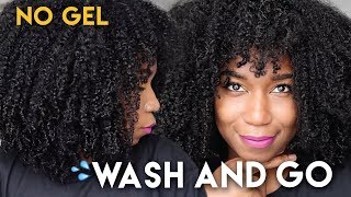Fluffy Soft Wash And Go Without Gel - No Gel Defined Type 4 Natural Hair
