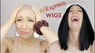 I Tried Cheap Wigs From Aliexpress And I'M Shook!!!...