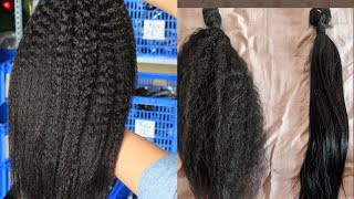 From Silky Straight To Kinky Straight | Boil Method