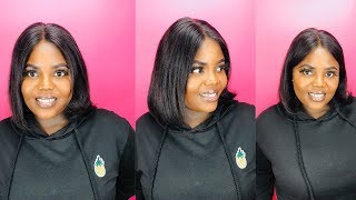 Realistic Glueless Straight Bob Wig + Super Affordable | Ft. Isee Hair On Aliexpress