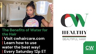 Benefits Of Drinking Water For Fast Hair Growth | 4C Hair Growth | Natural Hair Growth Journey