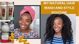 Natural Hair Wash And Style Routine For 4C Hair