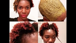 How To Apply Henna Treatment On Natural 4C Hair