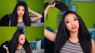 The Best Kinky Straight Wig Ever!! This Is Hair Goals!!- Ft Tinashe Hair