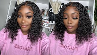 Must Have Curly 4X4 Closure Bob Perfect For Summer *Glue-Less Install Ft. Luvme Hair
