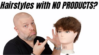 Can You Style Your Hair With No Hair Products? - Thesalonguy