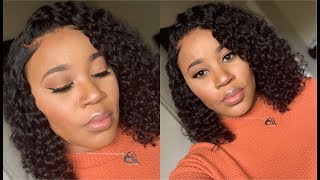 Look At That Lace  | Affordable 13X6 Curly Bob Wig | Beginner Friendly | Yswigs
