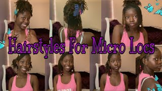 Easy Styles For Microlocs/Sisterlocs !