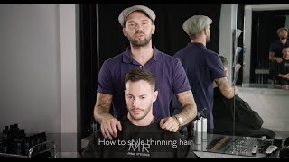 How To Style Thinning Hair | Mr. Jamie Stevens Haircare