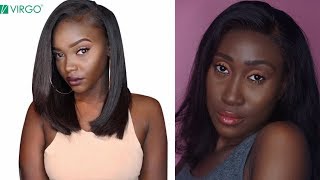 Bob Wig Review, First Impression And Try On | Aliexpress Virgo Hair Company