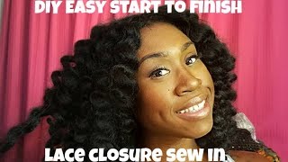 Easy Diy Lace Closure Sewin