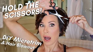 How To Cut & Trim Your Own Hair At Home | My Lockdown Diy Haircut | Dominique Sachse