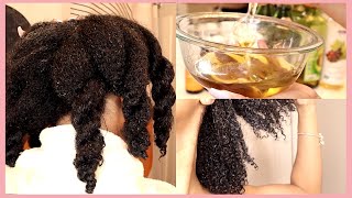Diy Hot Oil Treatment For 4A/4B/4C Natural Hair: Extreme Growth!| Leilani Iman