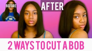 2 Ways To Cut A Bob | Bele Virgin Hair On Aliexpress