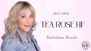 Belle Tress Tea Rose Wig Review | New Style | Butter Beer Blonde | Lots Of Styling Options