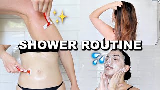 Summer Shower Routine 2022 | Skin Care, Hair Care, Shaving, & How To Smell Good