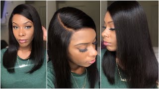 Easy & Quick Side Swoop Hairstyle On 14Inch Bob Wig | Royalme
