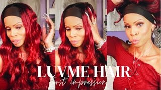 Luvme Hair Review (First Impressions) Unboxing And Slaying Headband Wig
