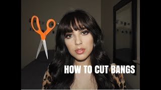 How I Cut Bangs With Extensions
