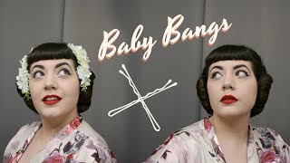 Pageboy On Bobbed Hair With Baby Bangs - Retro Hair Tutorial