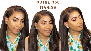 Outre 100% Human Hair Blend 360 Hd Frontal Lace Wig - Marisa (13X6 Lace Frontal) --/Wigtypes.Com