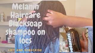 Naptural85 Melanin Hair Care African Black Soap Shampoo On Locs|  A Review