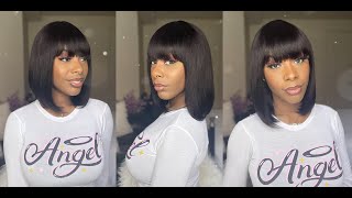 Outre Mytresses Purple Label Human Hair Full Wig - Straight Bob 12" | Hairsoflyshop