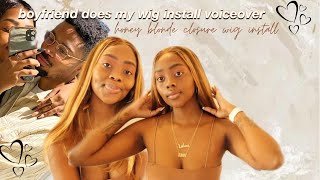 Boyfriend Does My Voiceover: Wig Install Edition Ft Superlove Hair  | South Africa