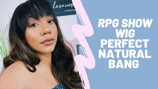 Rpg Show Wig + Natural Bang ❤️