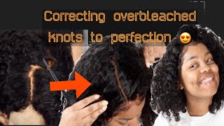 Make Your Wig Look Brand New! Permanently Fixing Overbleached Knots Ft. Vipwigs