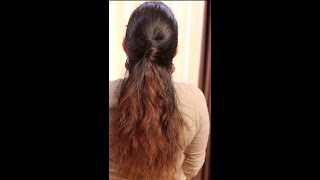 5 Min No Heat Hairstyle | For College/Work|Long And Medium Length Hair Styles| #Shorts