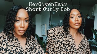 Transform With Me | Short Curly Bob Wig + Hurry For A Discount! @Hergivenhair