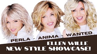 New Ellen Wille Showcase! All 3 New Wig Styles | Perla | Anima | Wanted! Details & Similar Styles!