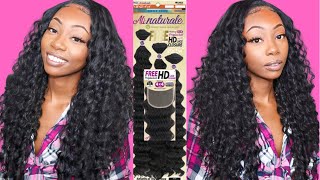 Lace Closure Wig On A Sewing Machine Wig Tutorial Ft. Ali Naturale New Deep Beauty Supply Store Hair