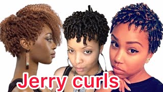 Jerry Curls | Haircuts Ideas For Black Ladies | Short Hairstyles 2022 Hottest Ladies Hair Cuts