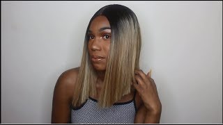 Aliexpress Synthetic Blonde Ombre Bob Wig | Wig Update