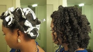 How To Achieve A Curly Set W/ No Heat, Rollers Or Rods: Foil Method