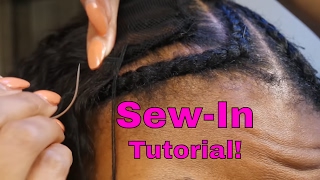 Sew In Tutorial | Aliexpress Kinky Curly Hair + Review