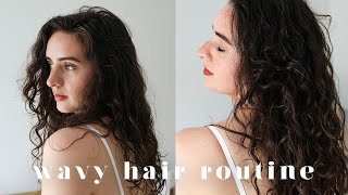 My Natural Wavy Hair Routine