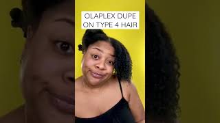 Trying An Olaplex "Dupe" On Type 4 Natural Hair [Full Review On My Channel] #Shorts