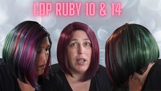 *Giveaway* Rainbow Beauties - Motown Tress Rainbow Wig - Ruby 10 & 14 Wig Review