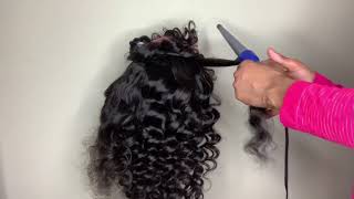 How To Wand Curl Your Weave Tutorial