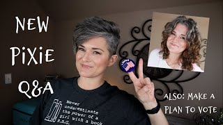 Wavy Shag To Pixie Haircut Questions Answered