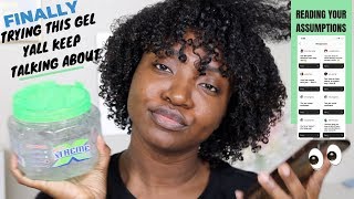 Wetline Xtreme Gel Type 4 Curls + Reading Your Assumptions | Natural Hair