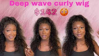 Deep Wave Curly Amazon Wig | Caitlyn Hair Review