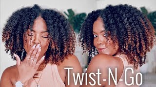 Twist & Go | Quick Dry Twistout On Natural Hair