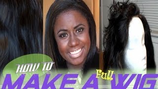 How I Make A Full Wig With A Lace Closure (Very Detailed)