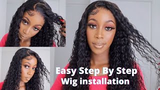 How To Install A Curly Wig For Beginners | Tinashe Hair Review